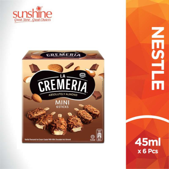 NESTLE LA CREMERIA MINI ALMOND VANILLA 45ML*6