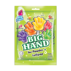 BIG HAND LOLLIPOP + JUS POWDER 72GM BIG HAND LOLLIPOP + JUS POWDER 72GM