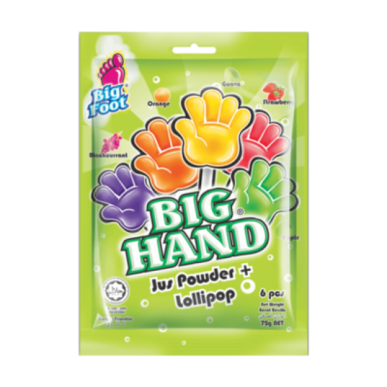 BIG HAND LOLLIPOP + JUS POWDER 72GM