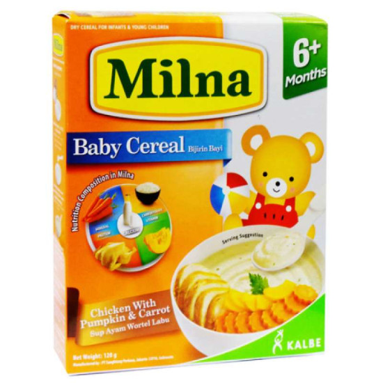 MILNA CEREAL 6+ CHICKEN & CARROT SOUP 120G