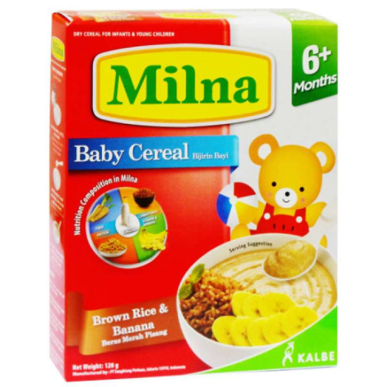 MILNA CEREAL 6+ BROWN RICE 120G