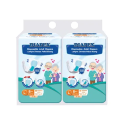 DIAPEX ADULT DIAPERS (T/PACK) L8S*2