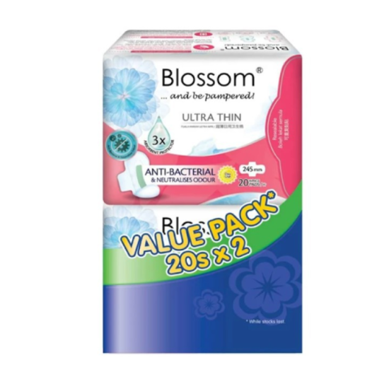 BLOSSOM DAY ULTRA THIN COTTON WING 20S*2