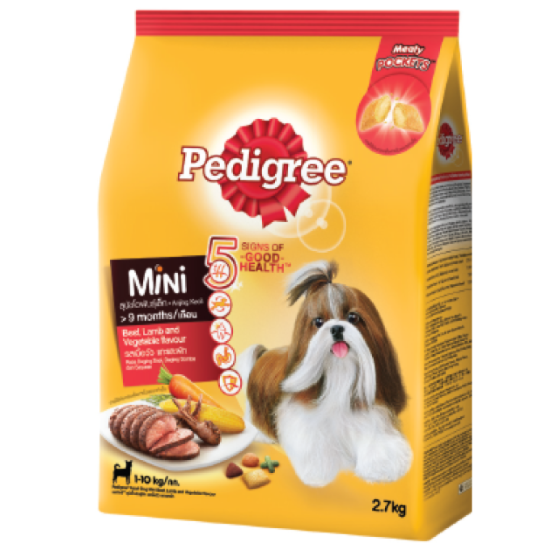 PEDIGREE SMALL BREED BEEF, LAMB & VEGGIES 2.7KG