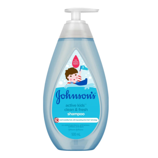 JOHNSON'S ACTIVE KID'S SHAMPOO FRESH 500ML