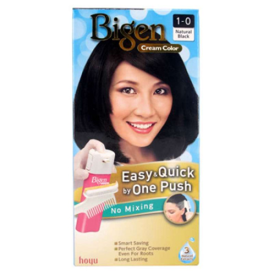 BIGEN CREAM E&Q 1 PUSH 1.0 NATURAL BLACK