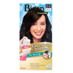 BIGEN CREAM E&Q 1 PUSH 5.0 NATURAL BROWN