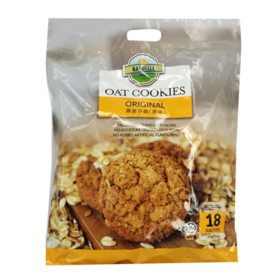 NATURELL OAT COOKIES ORIGINAL 270GM