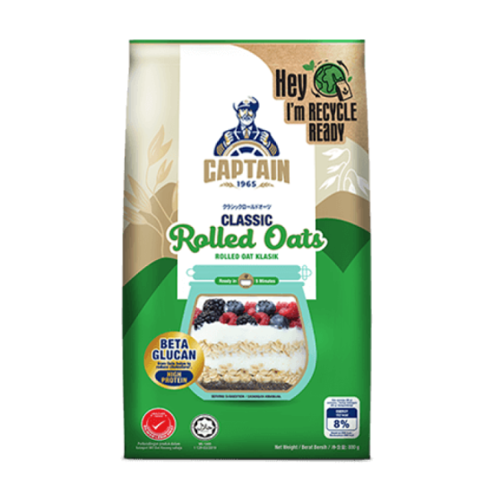 CAPTAIN ROLLED OAT 800GM