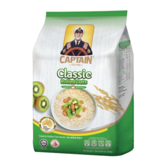 CAPTAIN ROLLED OAT 800GM