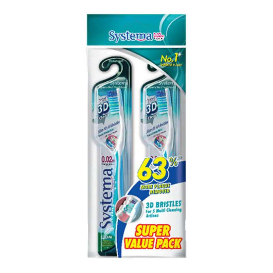 SYSTEMA TOOTHBRUSH 3D CLEAN (SVP) 2'S