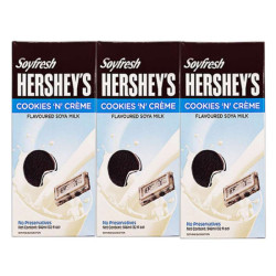 SOYFRESH HERSHEY'S COOKIES 'N' CREAM 236ML*6 SOYFRESH HERSHEY'S COOKIES 'N' CREAM 236ML*6