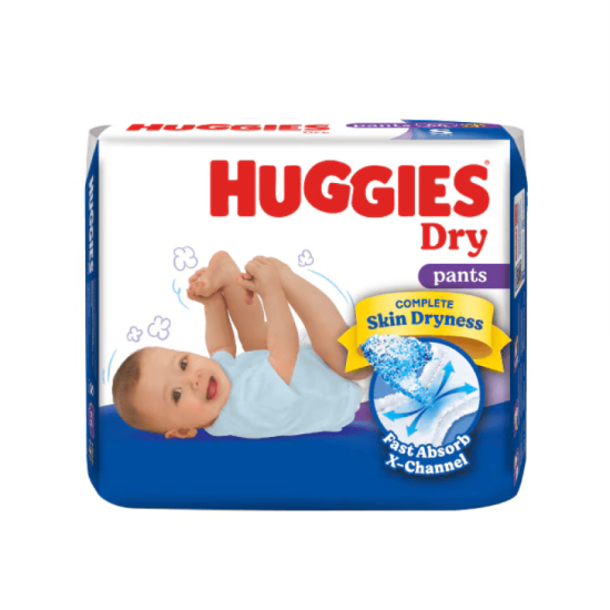 HUGGIES DRY PANTS JUMBO PACK S66'S