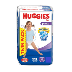 HUGGIES DRY PANTS JUMBO PACK TWIN PACK XXL32'S