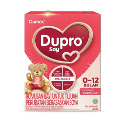 DUPRO SOY INFANT FORMULA 400G DUPRO SOY INFANT FORMULA 400G