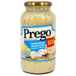 PREGO CARBONARA MUSHROOM 665G PREGO CARBONARA MUSHROOM 665G
