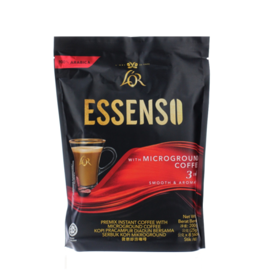 L'OR ESSENSO MICROGROUND COFFEE 3IN1 25GM*8