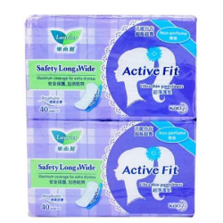 LAURIER PANTY LINER (TWIN PACK) LONG & WIDE 40's*2 LAURIER PANTY LINER (TWIN PACK) LONG & WIDE 40's*2