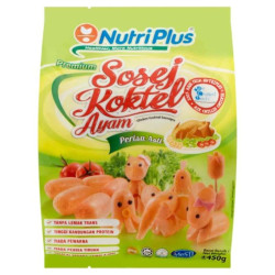 NUTRIPLUS ORIGINAL COCKTAIL SAUSAGES 450G NUTRIPLUS ORIGINAL COCKTAIL SAUSAGES 450G
