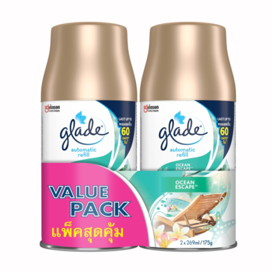 GLADE - AUTO SPRAY REFILL OCEAN ESCAPE 175G*2 GLADE - AUTO SPRAY REFILL OCEAN ESCAPE 175G*2