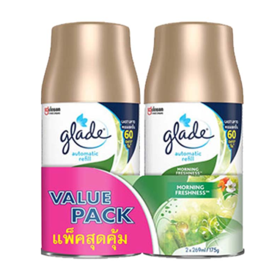 GLADE - AUTO SPRAY REFILL MORNING FRESHNESS 175G*2 GLADE - AUTO SPRAY REFILL MORNING FRESHNESS 175G*2