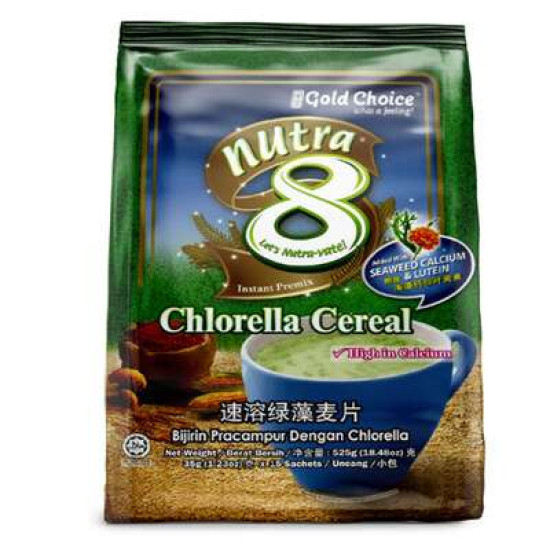 GOLD CHOICE NUTRA 8 CHLORELLA CEREAL WITH SEAWEED 