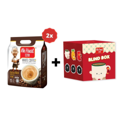 AH HUAT EXTRA RICH WHITE COFFEE T/P 40GM*15*2
