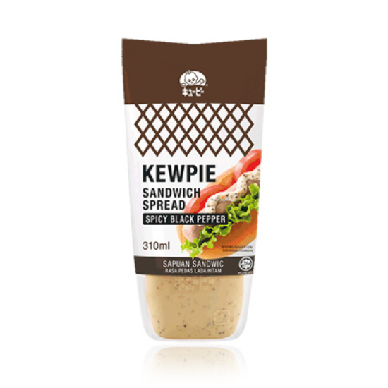 KEWPIE SANDWICH SPICY BLACK PEPPER 310ML