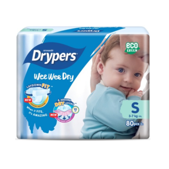 DRYPERS WEE WEE DRY TAPE S80