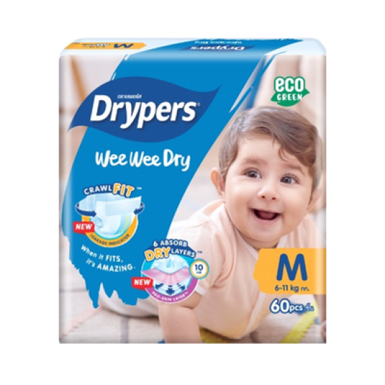 DRYPERS WEE WEE DRY TAPE M60