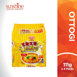 OTTOGI CHEESE RAMEN MULTI PACK 111GM*4 OTTOGI CHEESE RAMEN MULTI PACK 111GM*4