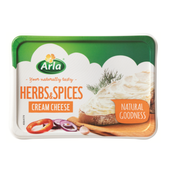 ARLA CREAM CHEESE HERBS & SPICES 150G