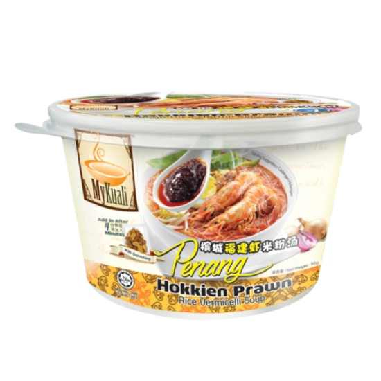 MYKUALI PENANG HOKKIEN PRAWN SOUP BIHUN BOWL 90GM