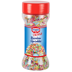 NONA RAINBOW SPRINKLES 50GM NONA RAINBOW SPRINKLES 50GM
