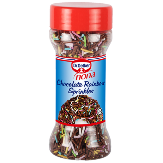 NONA CHOCOLATE RAINBOW SPRINKLES 50GM