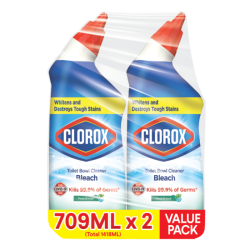 CLOROX TOILET BOWL CLEANER - FRESH SCENT 709ML*2 CLOROX TOILET BOWL CLEANER - FRESH SCENT 709ML*2