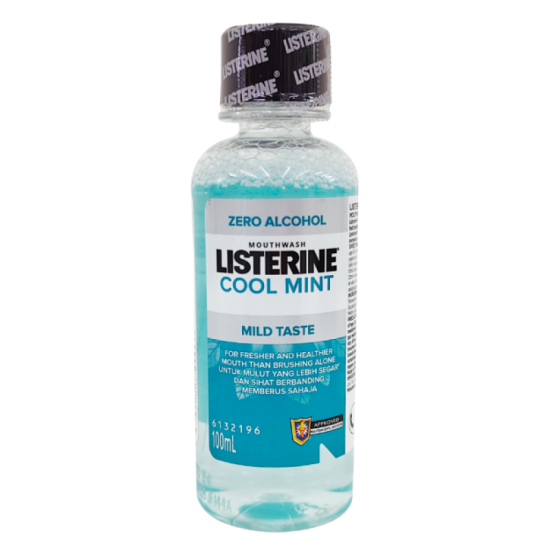 LISTERINE MOUTHWASH COOL MINT LESS INTENSE 100ML