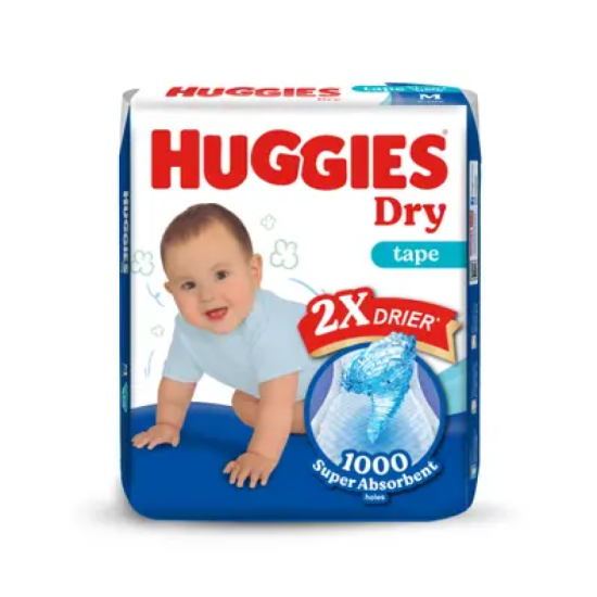 HUGGIES DRY SUPER JUMBO PACK M60'S