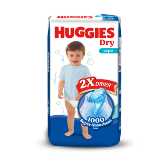 HUGGIES DRY SUPER JUMBO PACK XL42'S