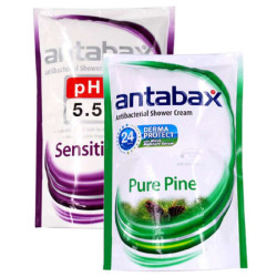 ANTABAX SHOWER CREAM - SENSITIVE + PINE 850ML*2 ANTABAX SHOWER CREAM - SENSITIVE + PINE 850ML*2