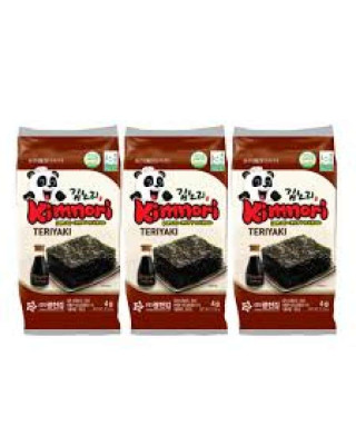 KCK KIMNORI TERIYAKI SEAWEED 4GM*3