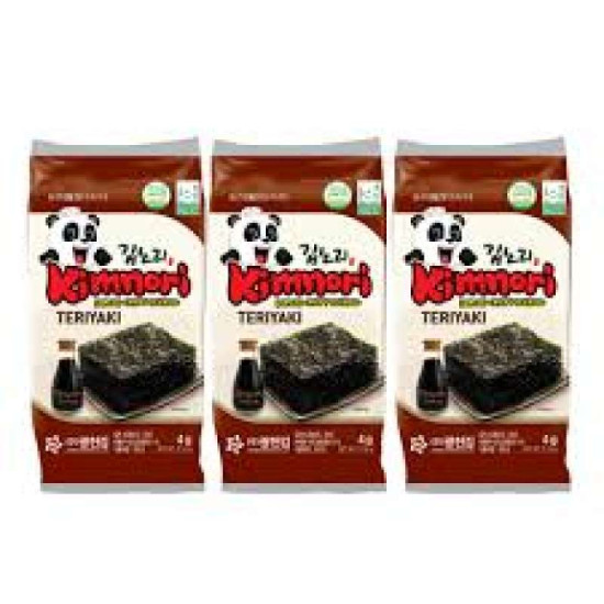 KCK KIMNORI TERIYAKI SEAWEED 4GM*3