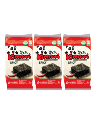 KCK KIMNORI SPICY SEAWEED 4GM*3