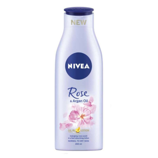 NIVEA BODY LOTION ROSE & ARGAN 200ML