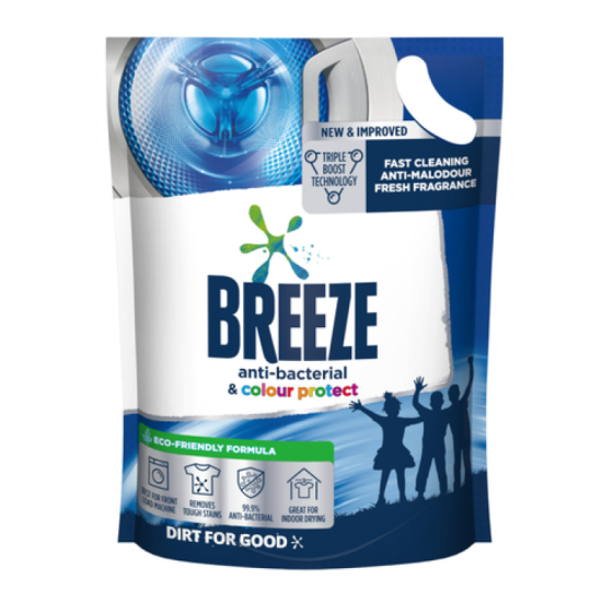 BREEZE LIQUID ANTI BACTERIAL & COLOUR PROTECT 1.5KG