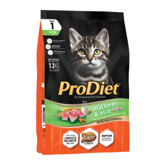 ProDiet KITTEN MACKEREL & MILK 1.3KG