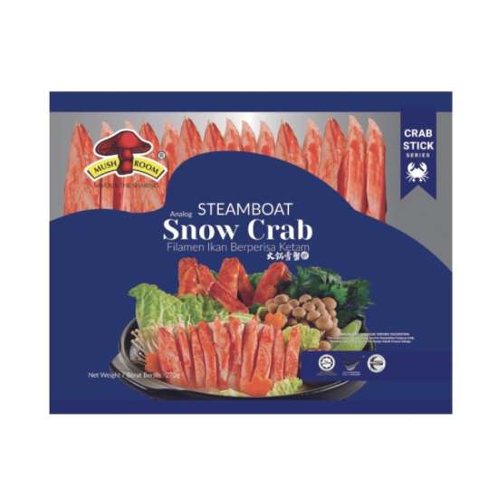 MUSHROOM STEAMBOAT SNOW CRAB 270G