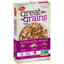 POST GREAT GRAINS RAISINS,DATES & PECANS 453GM