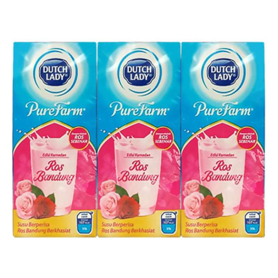 DUTCH LADY PUREFARM UHT COMBI BANDUNG 200ML*6