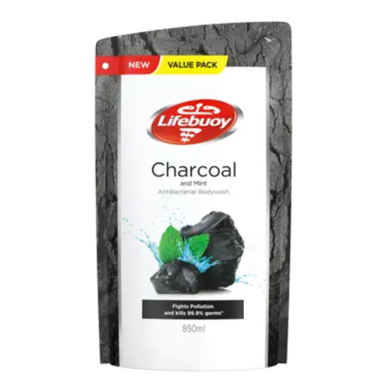 LIFEBUOY BODY WASH (REFILL) CHARCOAL 850ML